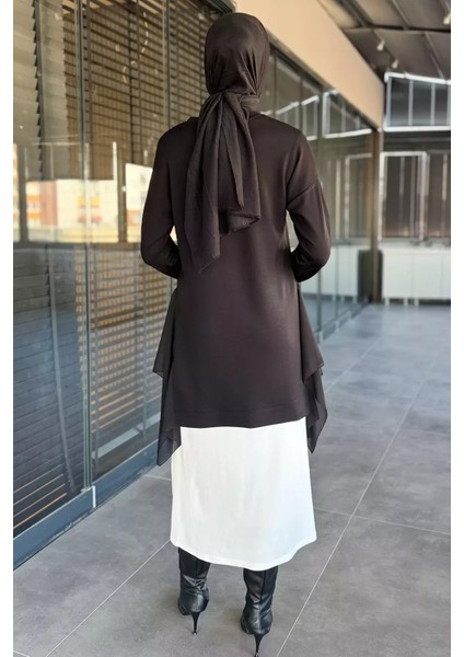 Bisiklet Yaka Sıfır Kol Içlik Elbise P-00015354