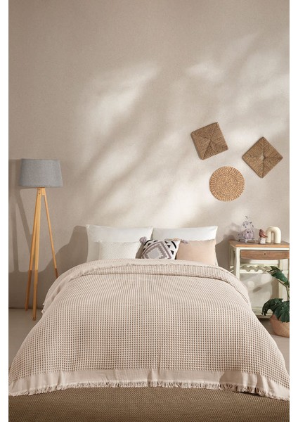 Ruffle Pike Tek Kişilik (160 x 220 cm ) Bej