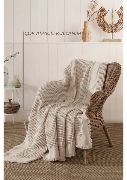 Ruffle Pike Tek Kişilik (160 x 220 cm ) Bej