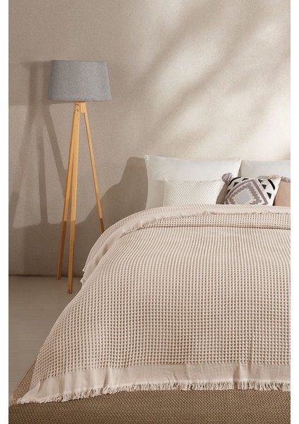 Ruffle Pike Tek Kişilik (160 x 220 cm ) Bej