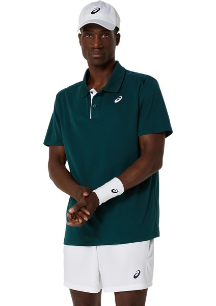 Court Polo Erkek Yeşil Kısa Kollu Tshirt 2041a340-300