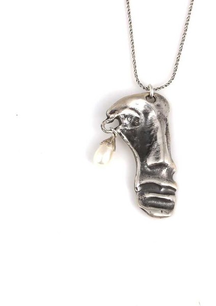 925 Ayar Gümüş Oksitli Yüz Süliyeti Kolye fiyatları