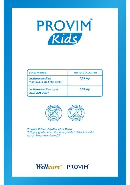 Provim Kids Probiyotik Damla 8 ml