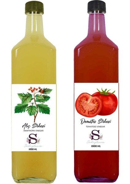 Doğal Alıç Sirkesi 1000 ml - Doğal Domates Sirkesi 1000 ml