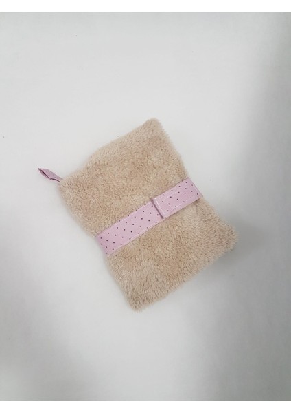 Makyaj Çantası Fırça Düzenleyici Peluş Bej modelleri