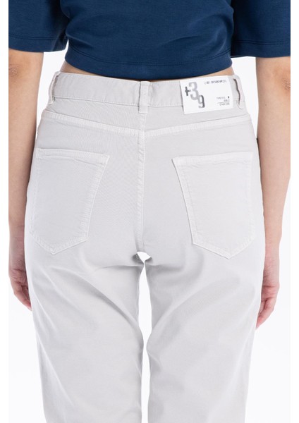 Basic 5 Cep Casual Kadın Dokuma Pantolon