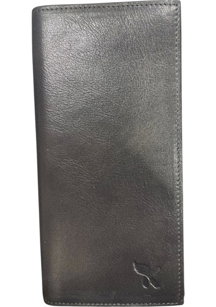 Deri Mıknatıslı Arka Kartlıklı Cüzdan Gri BC429-9 modelleri