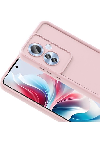 Oppo Reno 11F ile Uyumlu Kılıf Parlak Tek Renkli Yüzey Dayanıklı Malzeme & Tam Koruma Redolent Kılıf Ergonomik Kavrama Kolay Erişim Kapak Mürdüm indirimleri