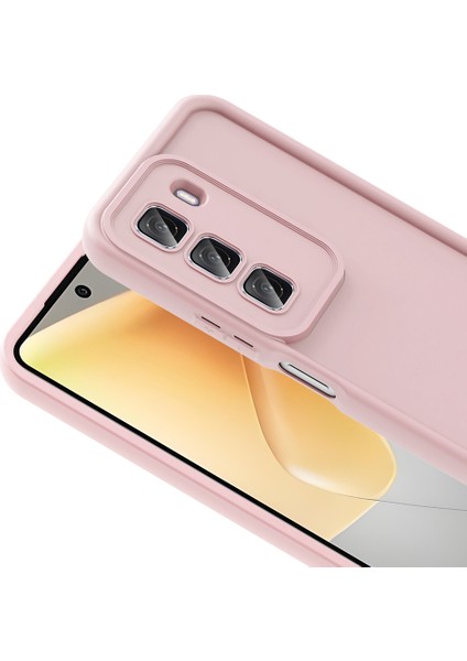 Infinix Hot 50 4g ile Uyumlu Kılıf Parlak Tek Renkli Yüzey Dayanıklı Malzeme & Tam Koruma Redolent Kılıf Ergonomik Kavrama Kolay Erişim Kapak Siyah modelleri