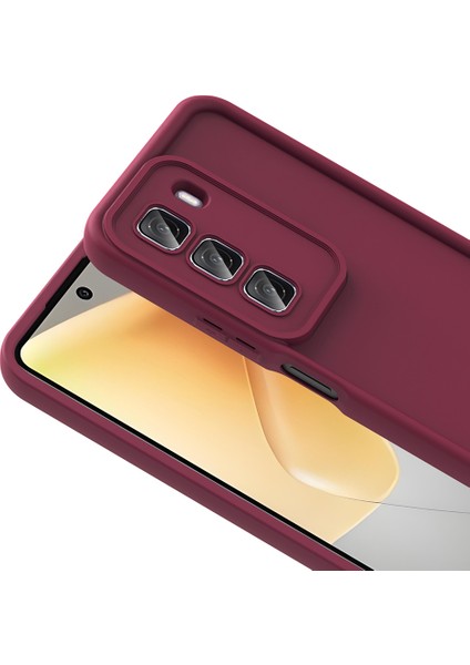 Infinix Hot 50 4g ile Uyumlu Kılıf Parlak Tek Renkli Yüzey Dayanıklı Malzeme & Tam Koruma Redolent Kılıf Ergonomik Kavrama Kolay Erişim Kapak Siyah indirimleri