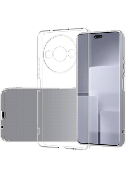Xiaomi Redmi A3 Uyumlu Kılıf Şeffaf Soft Silikon Kılıf Şeffaf
