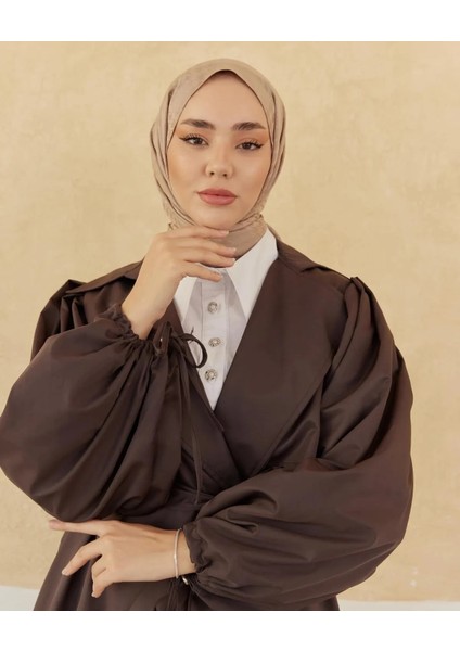 Kolları Bağlama Detaylı Tasarım Kadın Trençkot fırsatları