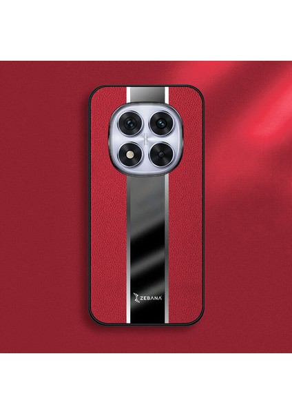 Xiaomi Redmi Note 14 Pro Uyumlu Kılıf Premium Deri Kılıf Kırmızı fiyatları