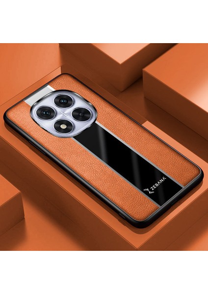 Xiaomi Redmi Note 14 Pro Uyumlu Kılıf Premium Deri Kılıf Kahverengi