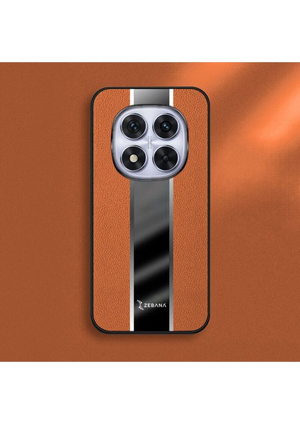 Xiaomi Redmi Note 14 Pro Uyumlu Kılıf Premium Deri Kılıf Kahverengi fiyatları