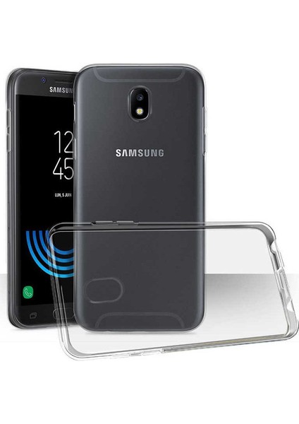 Samsung Galaxy J2 Pro (2018) Uyumlu Kılıf Şeffaf Soft Silikon Kılıf Şeffaf
