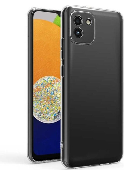 Samsung Galaxy A03 Uyumlu Kılıf Şeffaf Soft Silikon Kılıf Şeffaf fiyatları
