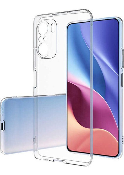 Xiaomi Redmi K40 Uyumlu Kılıf Şeffaf Soft Silikon Kılıf Şeffaf