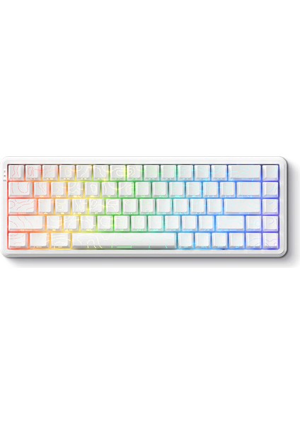 AK680 Max Rapid Trigger Manyetik Switch Mekanik Klavye Rgb Aydınlatma 0.02 Ultra Düşük Gecikme-Siyah