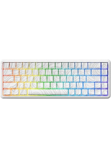AK680 Max Rapid Trigger Manyetik Switch Mekanik Klavye Rgb Aydınlatma 0.02 Ultra Düşük Gecikme-Siyah