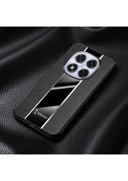 Xiaomi Redmi Note 14 Pro Uyumlu Kılıf Premium Deri Kılıf Siyah modelleri