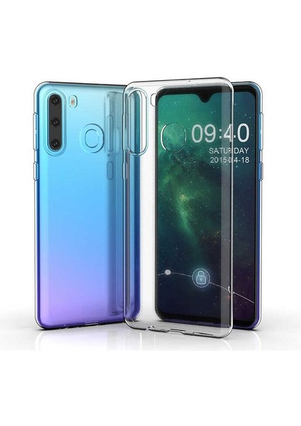 Samsung Galaxy A11 Uyumlu Kılıf Şeffaf Soft Silikon Kılıf Şeffaf