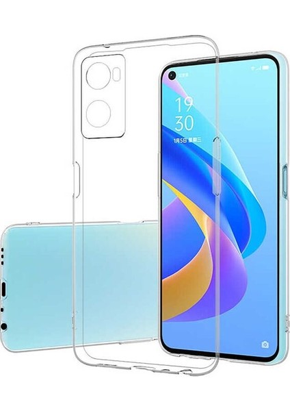 Oppo A96 4g Uyumlu Kılıf Şeffaf Soft Silikon Kılıf Şeffaf