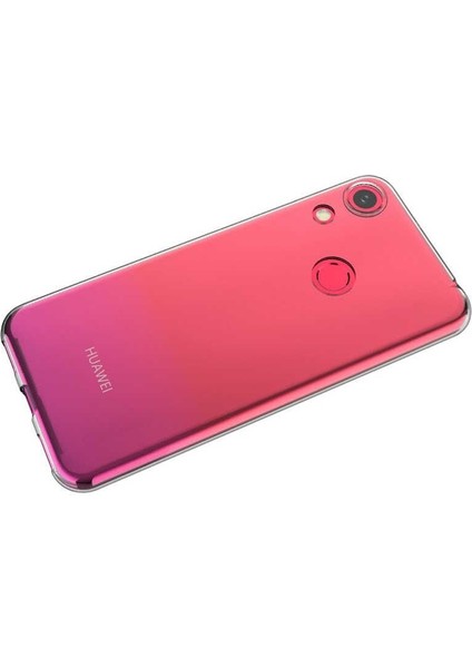 Huawei Honor 8A Uyumlu Kılıf Şeffaf Soft Silikon Kılıf Şeffaf