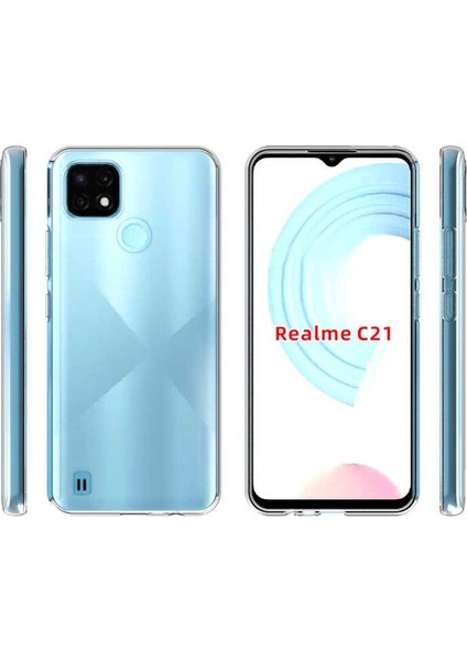 Realme C21 Uyumlu Kılıf Zebana Şeffaf Soft Silikon Kılıf Şeffaf fiyatları