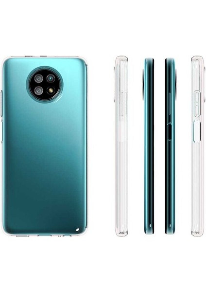 Xiaomi Redmi Note 9 5g Uyumlu Kılıf Zebana Şeffaf Soft Silikon Kılıf Şeffaf