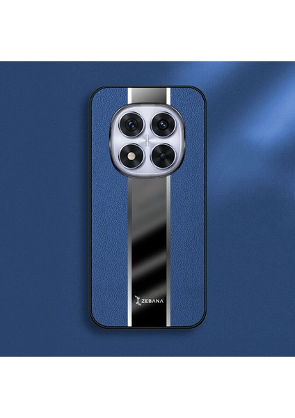 Xiaomi Redmi Note 14 Pro Uyumlu Kılıf Premium Deri Kılıf Mavi fiyatları