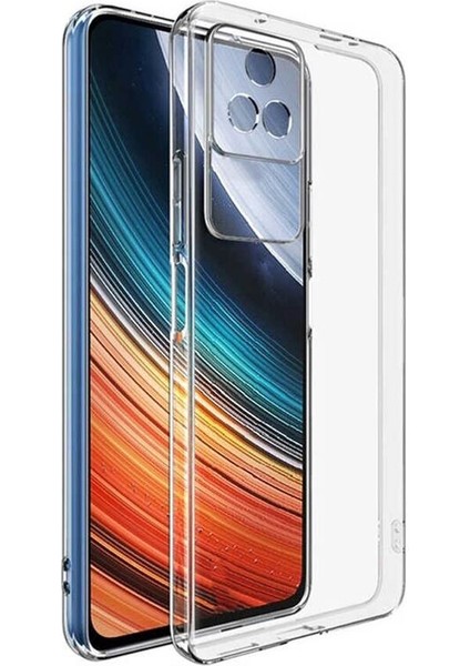 Xiaomi Poco F4 Uyumlu Kılıf Şeffaf Soft Silikon Kılıf Şeffaf