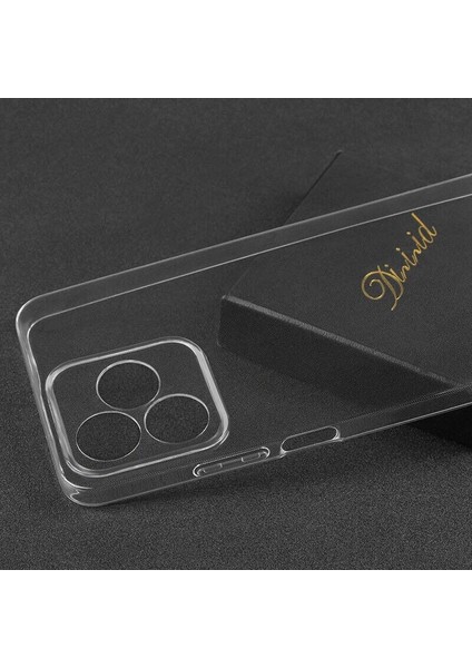 Realme C53 Uyumlu Kılıf Zebana Şeffaf Soft Silikon Kılıf Şeffaf