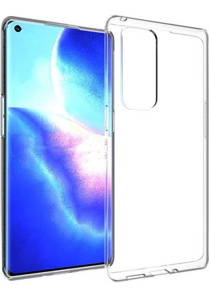 Oppo Reno 5 Pro 5g Uyumlu Kılıf Şeffaf Soft Silikon Kılıf Şeffaf