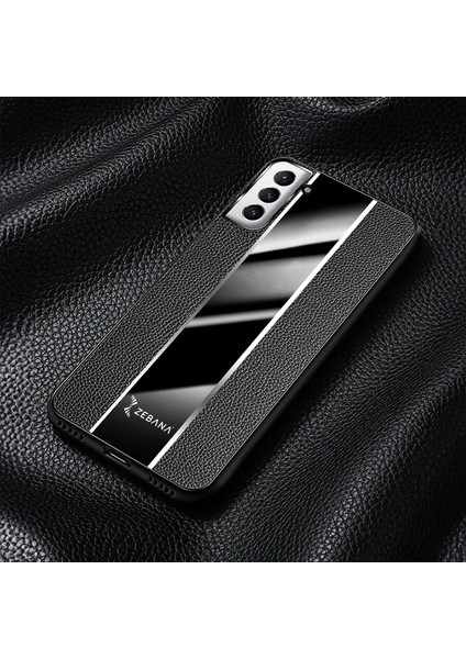 Samsung Galaxy S25 Plus Uyumlu Kılıf Premium Deri Kılıf Siyah