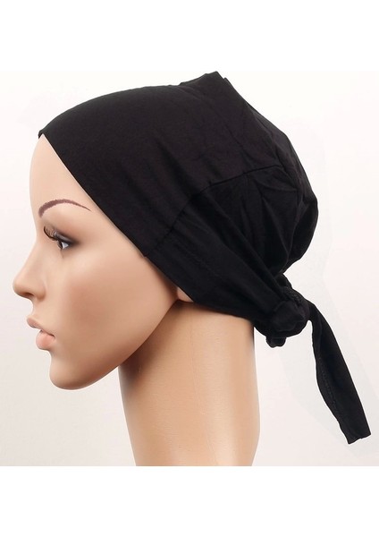 Dikişsiz Bağlamalı Tesettür Bone - Bağlamalı Bandana 5 Adet fiyatları