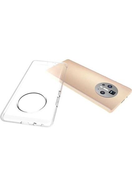 Huawei Mate 40 Pro Uyumlu Kılıf Şeffaf Soft Silikon Kılıf Şeffaf