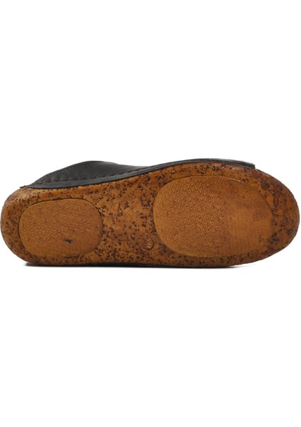 Siyah Deri Kadın Terlik 001 Z indirimleri