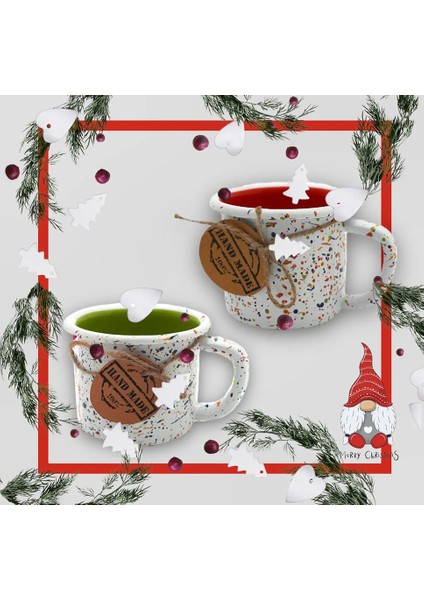 Yeni Yıl Kupa Seti, Yılbaşı Konseptli Ikili Emaye Kupa Seti fiyatları