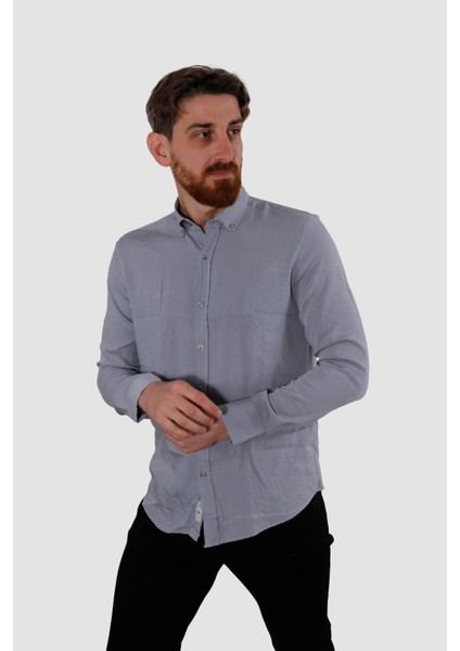 Raymons G5033 Cupra Dokuma Gomlek-Gri fiyatları