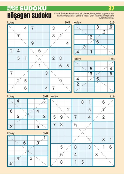 Mega Sudoku Bulmaca 2025/01