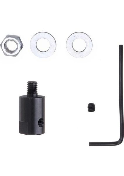 Effetool 3.17/4/5/6/8mm Delik M6 Konu Tezgah Testere Bağlantı Kolu Mikro Matkap Motor Bağlantı Şaftı-4mm (Yurt Dışından)