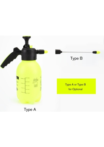 Portatif Basınçlı Pratik Püskürtme Kabı Aksesuarları Uzun Nozul - Sarı Tip-B (Yurt Dışından) fırsatları
