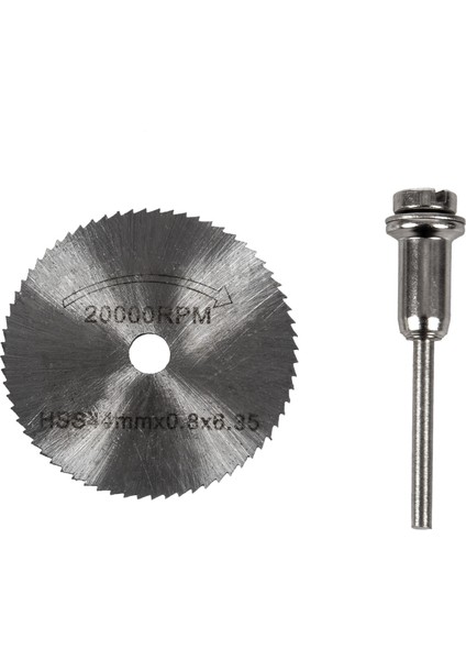 7x Hss Dairesel Ahşap Kesme Testere Diskleri Döner Alet Için Mandrel Mini Matkap (Yurt Dışından)