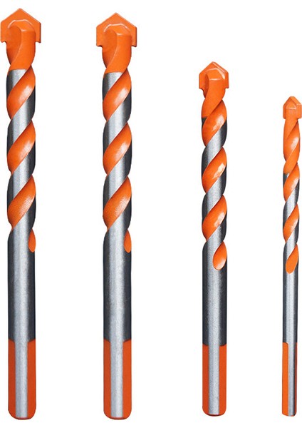 4 Adet Matkap Uçları Üç Köşeli Kolu Alaşım Çok Fonksiyonlu Matkap Uçları 6-12MM Çap Seramik Cam Delik Duvar (Yurt Dışından) fiyatları