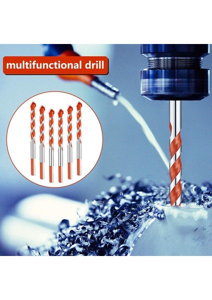 12 Adet 6 mm Duvar Matkap Ucu Setleri Üçgen Saplı Çok Fonksiyonlu Matkap Uçları Elektrikli El Aletleri Için Delme Matkap Uçları Seti (Yurt Dışından) fırsatları
