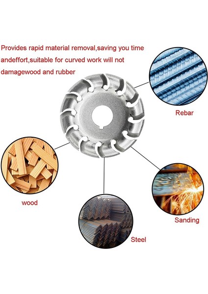 Açılı Disk Öğütücü Şekillendirme Oniki Diş Manganez Çelik Çay Spatulatray Kazma Tepsisi Oyma Aracı (Yurt Dışından) indirimleri