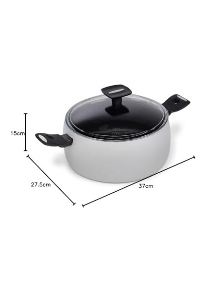 Kısa Tenceresi 24 cm + Kapak Mammola Induction Müneta