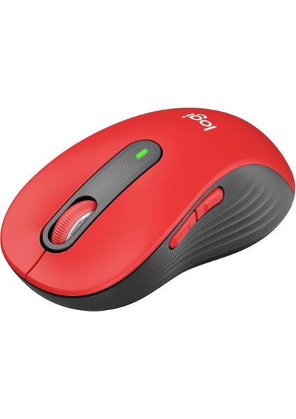 Signature M650 L Büyük Boy Sağ El Kablosuz Mouse Kırmızı