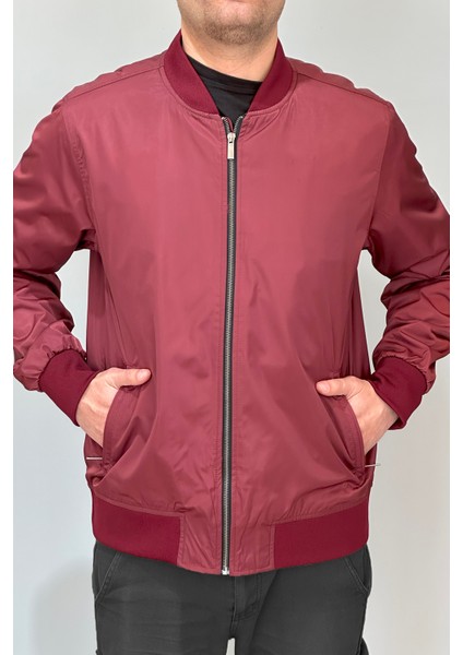 Erkek Kolej Yaka Mevsimlik Ceket Tek Üst REU-9127 Bordo indirimleri